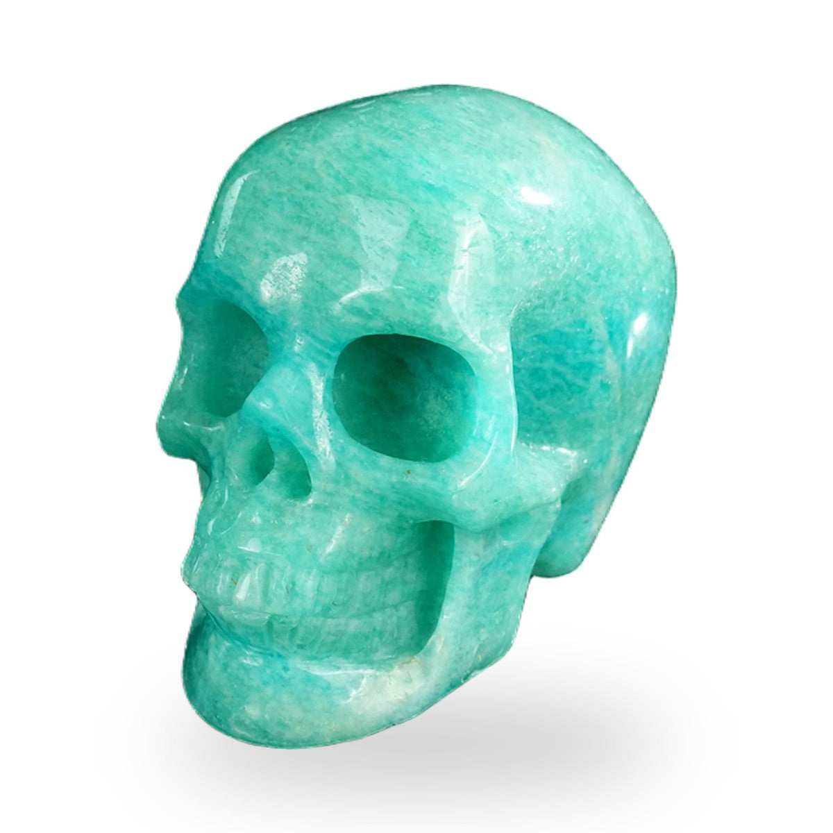 Amazonite crystal skull 2.2" SKH20AA03 photo 8