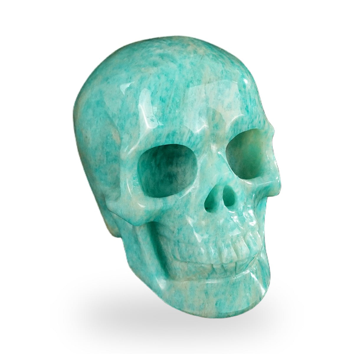 Amazonite crystal skull 2.2" SKH20AA05 photo 2
