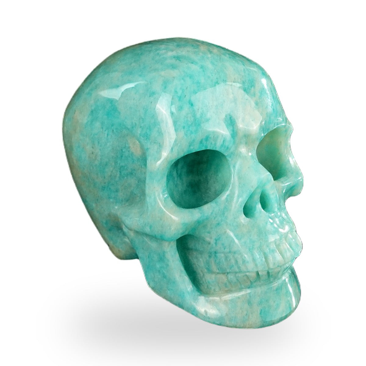Amazonite crystal skull 2.2" SKH20AA05 photo 3