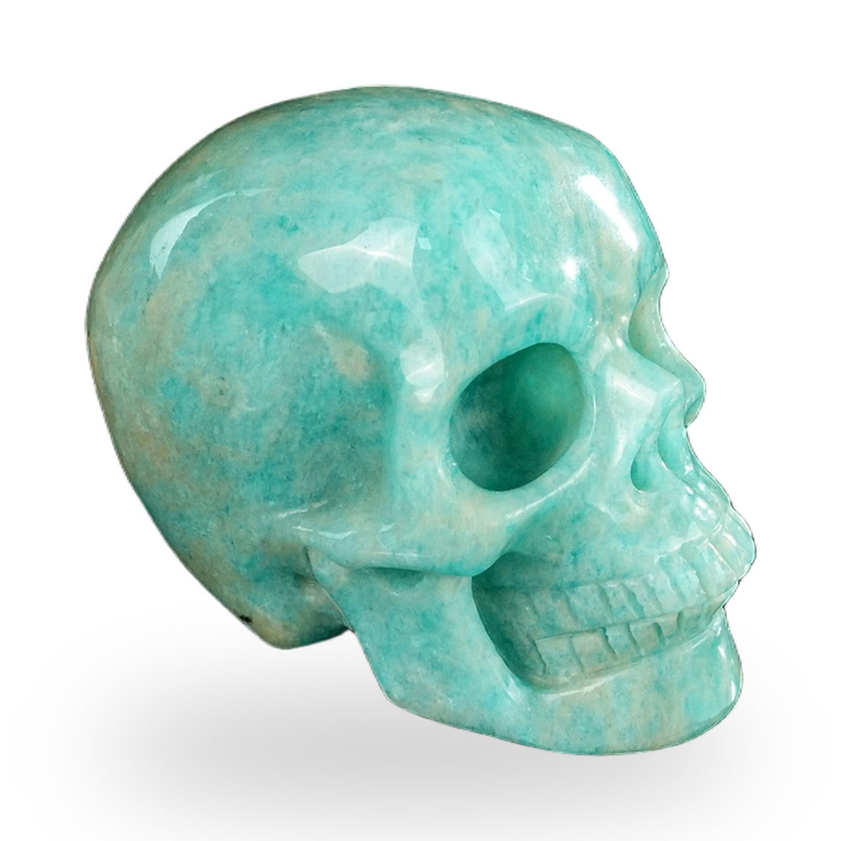 Amazonite crystal skull 2.2" SKH20AA05 photo 4