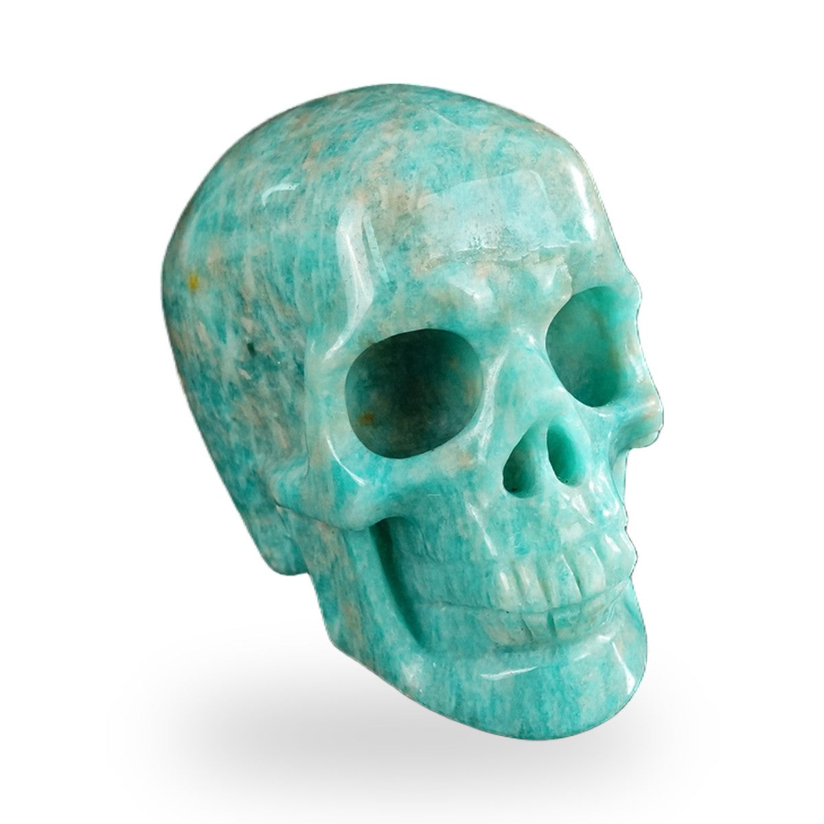 Amazonite crystal skull 2.2" SKH20AA06 photo 3