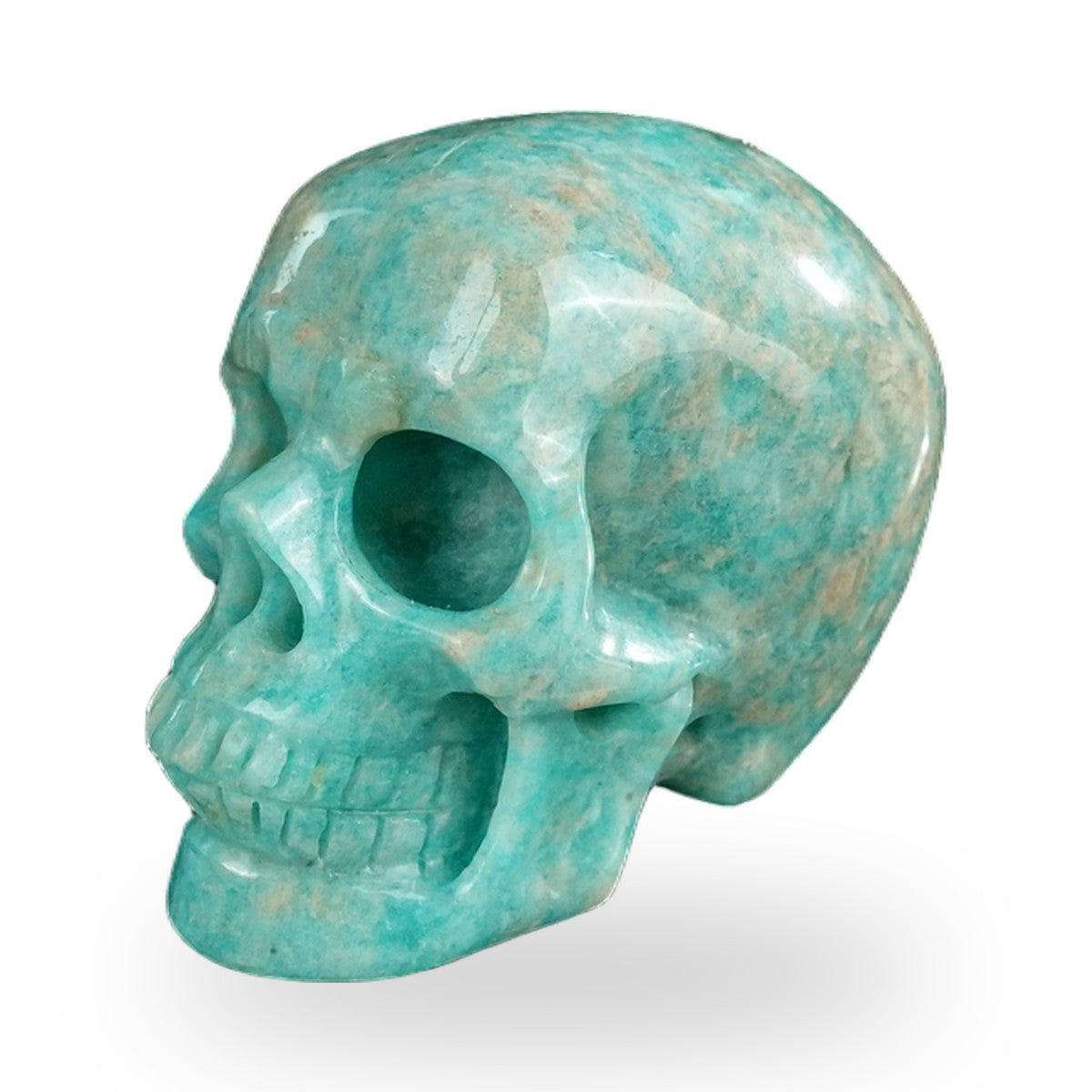 Amazonite crystal skull 2.2" SKH20AA06 photo 7