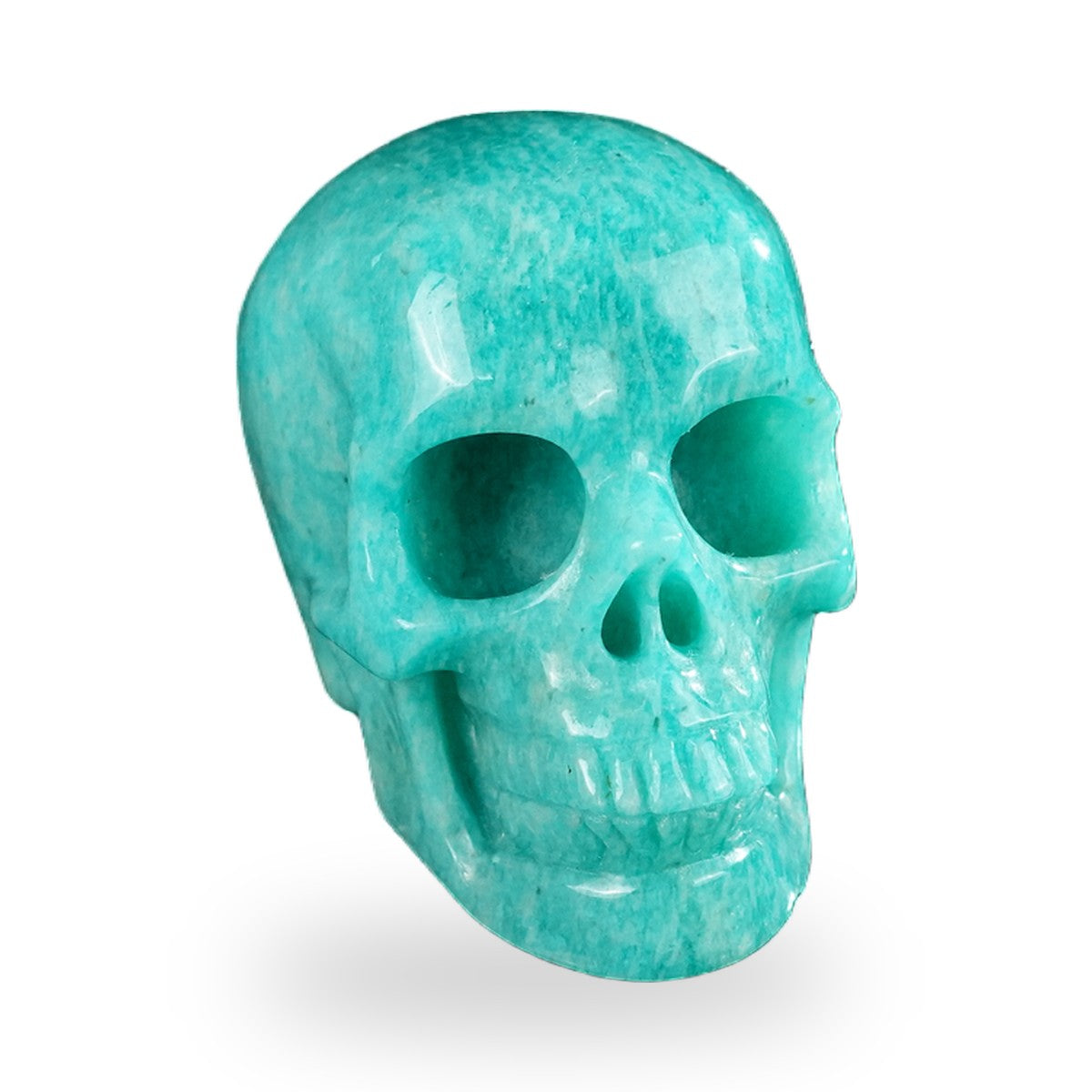 Amazonite crystal skull 2.2" SKH20AA07 photo 2