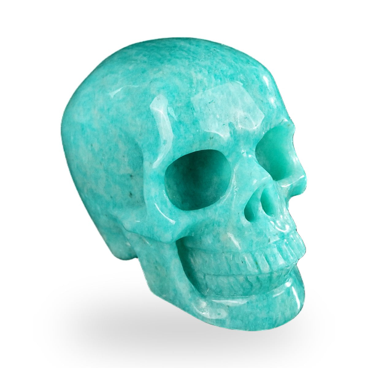 Amazonite crystal skull 2.2" SKH20AA07 photo 3