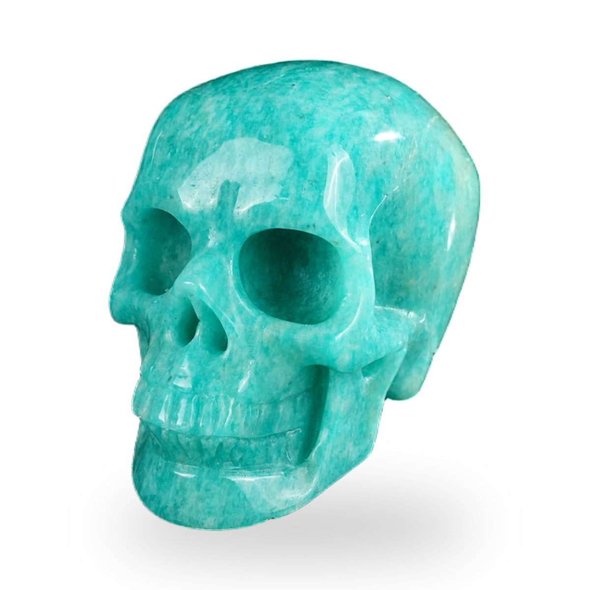 Amazonite crystal skull 2.2" SKH20AA07 photo 8