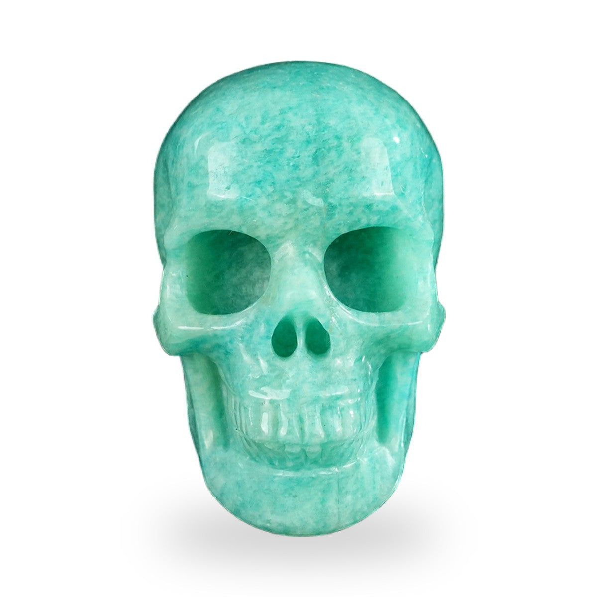 Amazonite crystal skull 2.2" SKH20AA08 photo 1