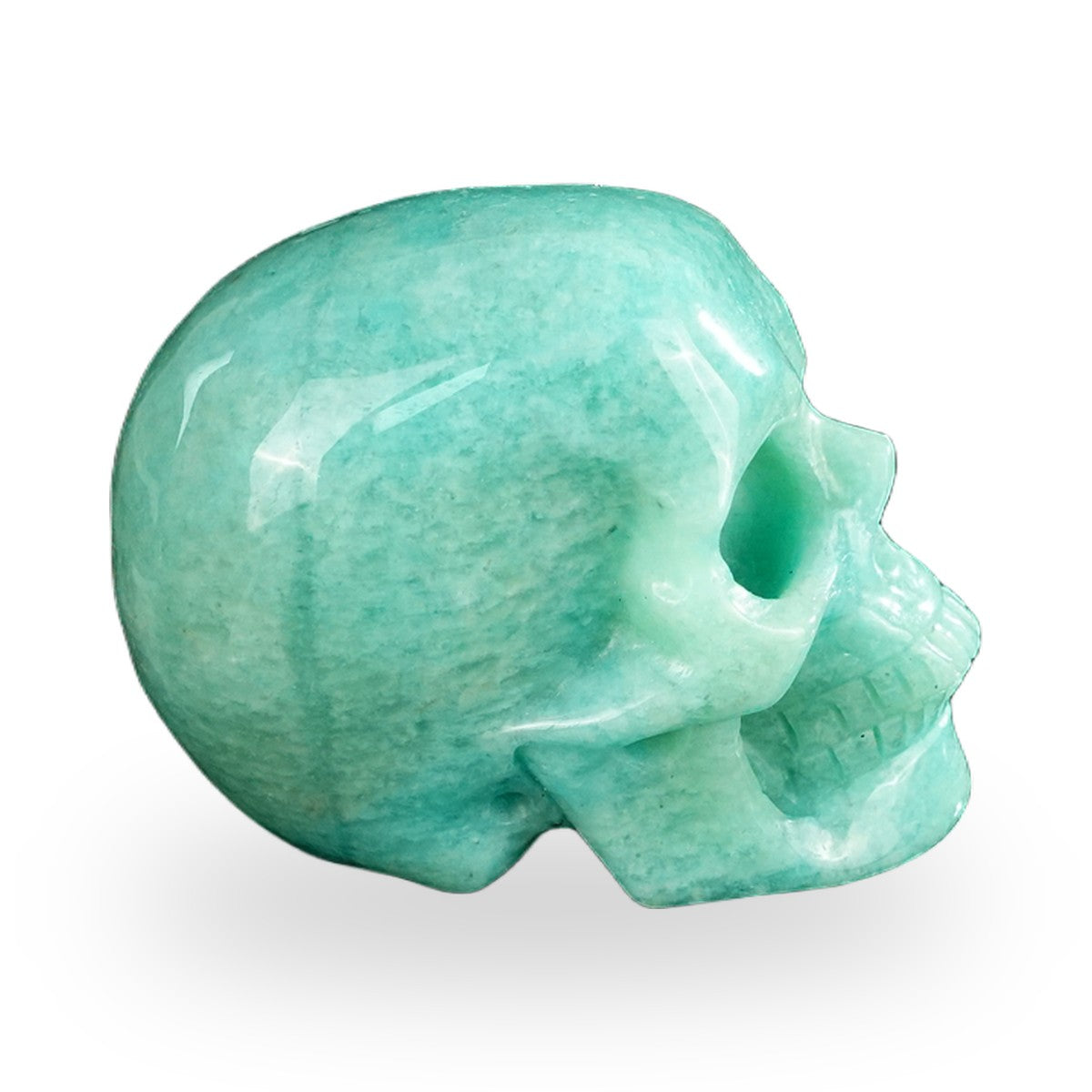 Amazonite crystal skull 2.2" SKH20AA08 photo 5