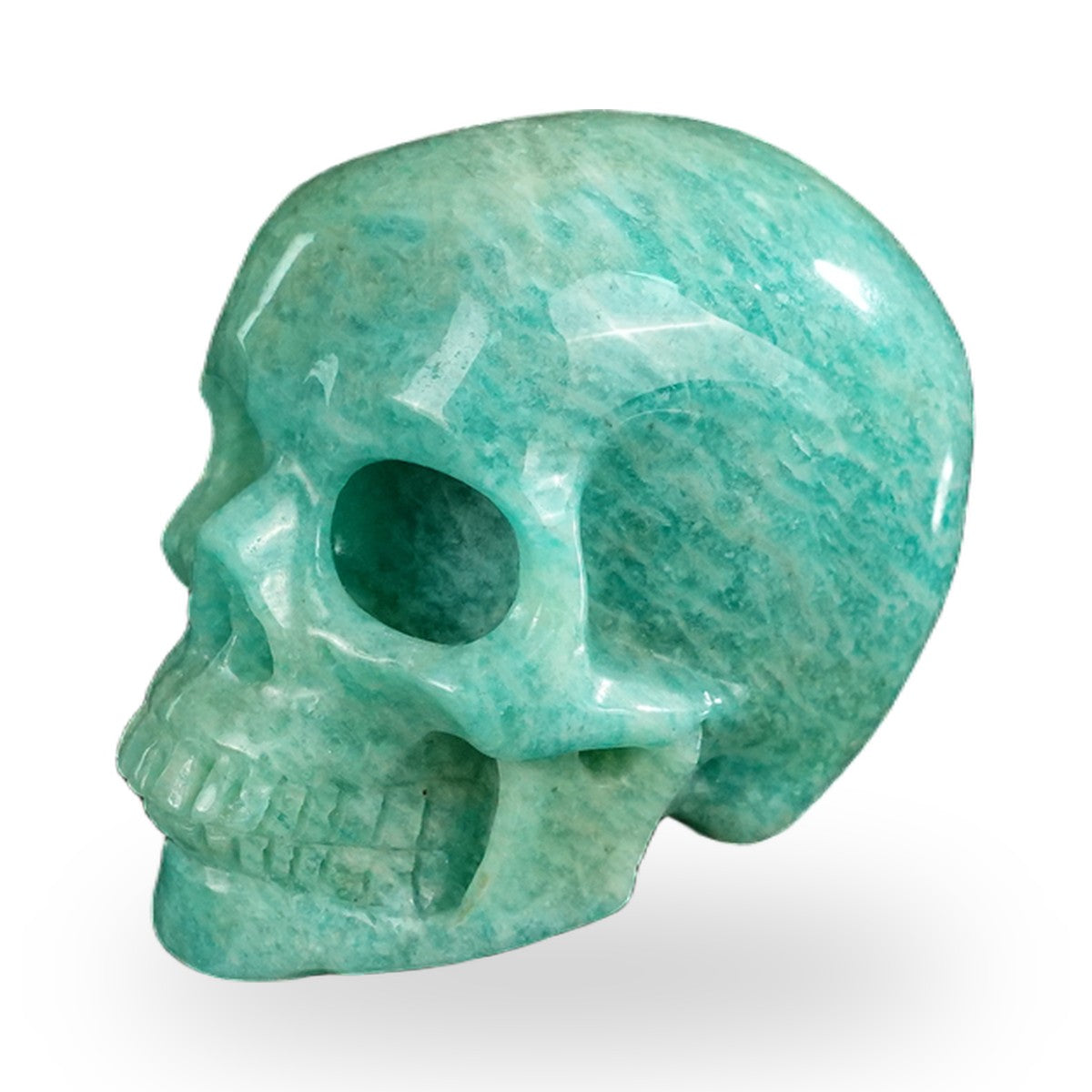 Amazonite crystal skull 2.2" SKH20AA10 photo 3