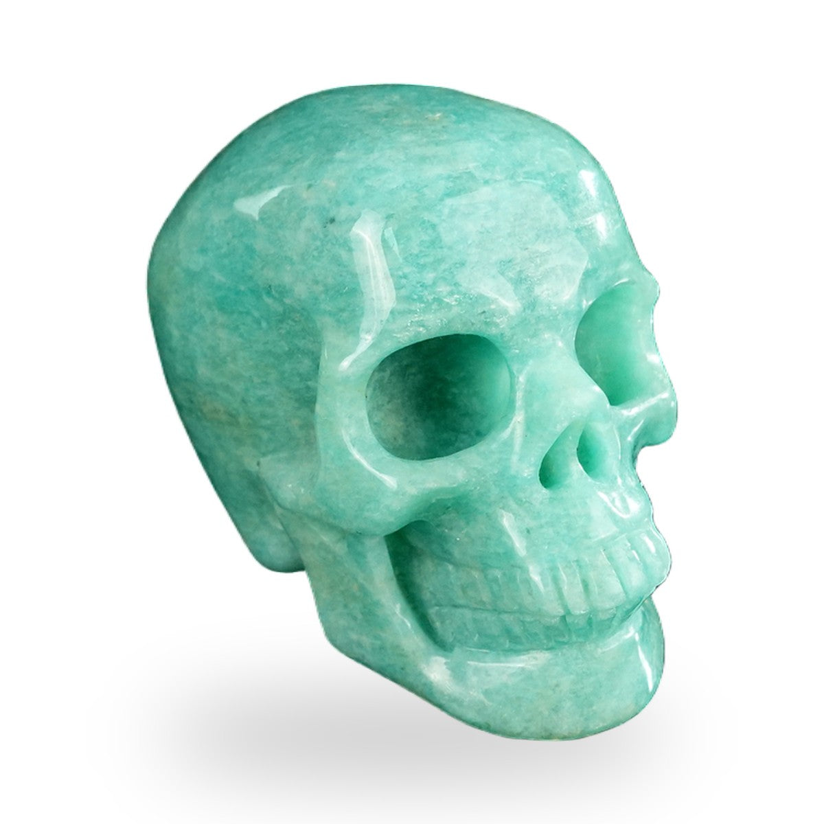 Amazonite crystal skull 2.2" SKH20AA12 photo 4