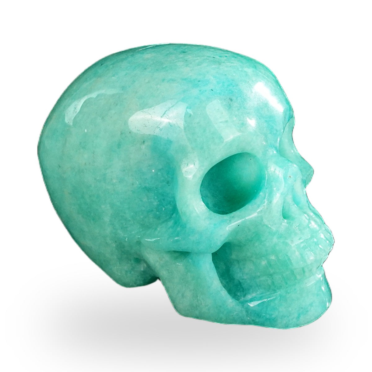 Amazonite crystal skull 2.2" SKH20AA14 photo 4