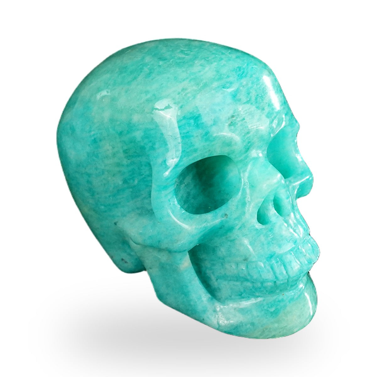 Amazonite crystal skull 2.2" SKH20AA15 photo 3