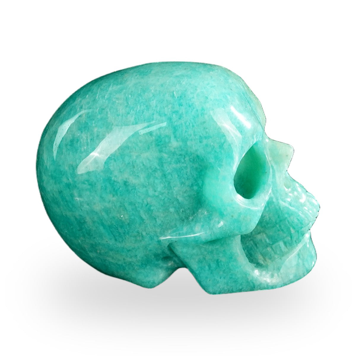 Amazonite crystal skull 2.2" SKH20AA16 photo 5