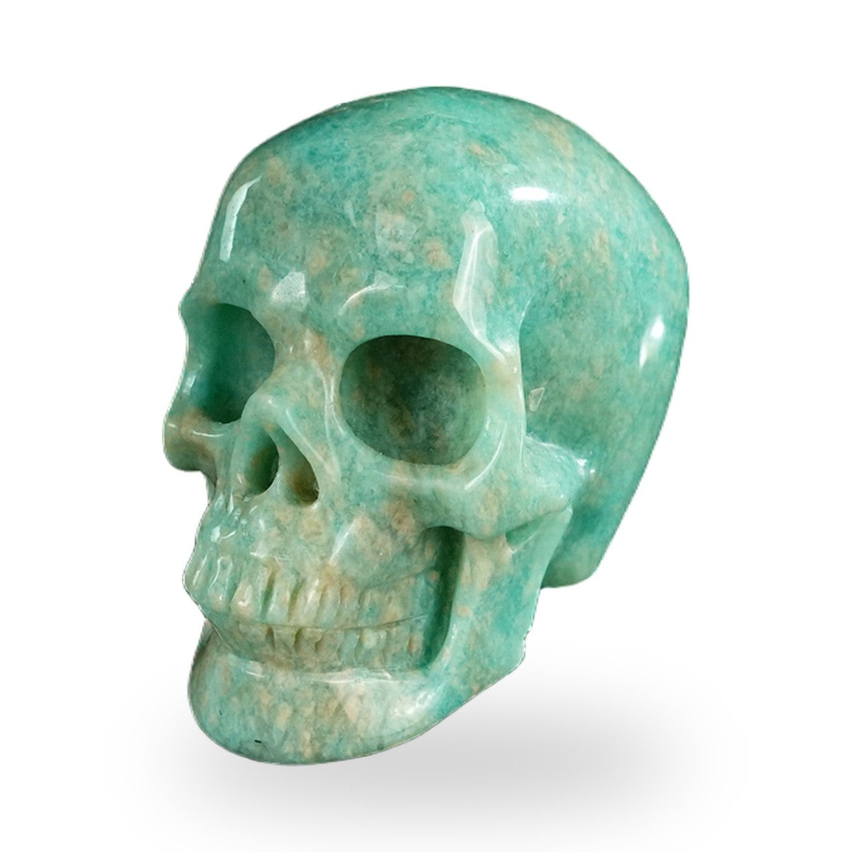 Amazonite crystal skull 2.2" SKH20AA17 photo 8