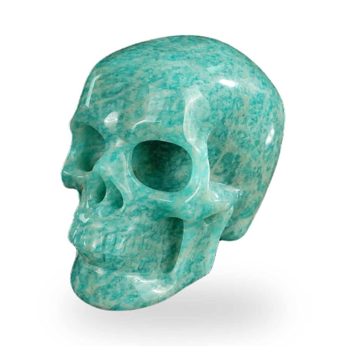 Amazonite crystal skull 2.2" SKH20AA18 photo 2