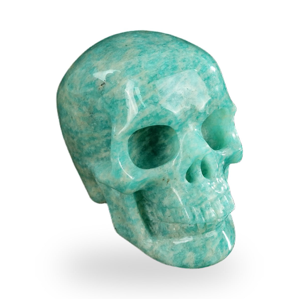 Amazonite crystal skull 2.2" SKH20AA18 photo 4