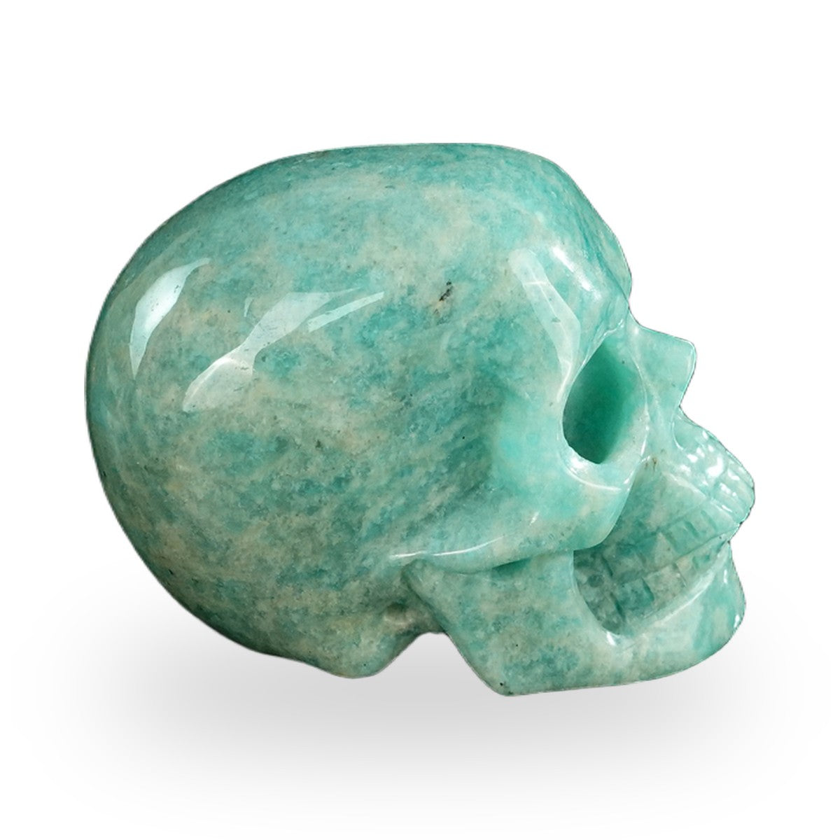 Amazonite crystal skull 2.2" SKH20AA18 photo 6