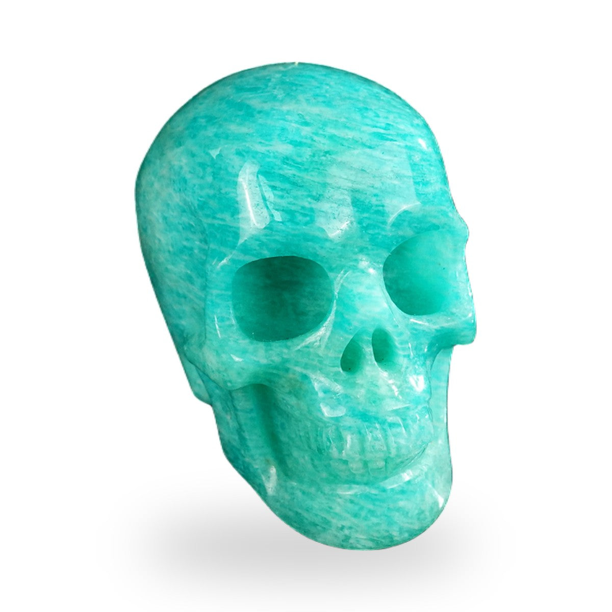 Amazonite crystal skull 2.2" SKH20AA19 photo 2