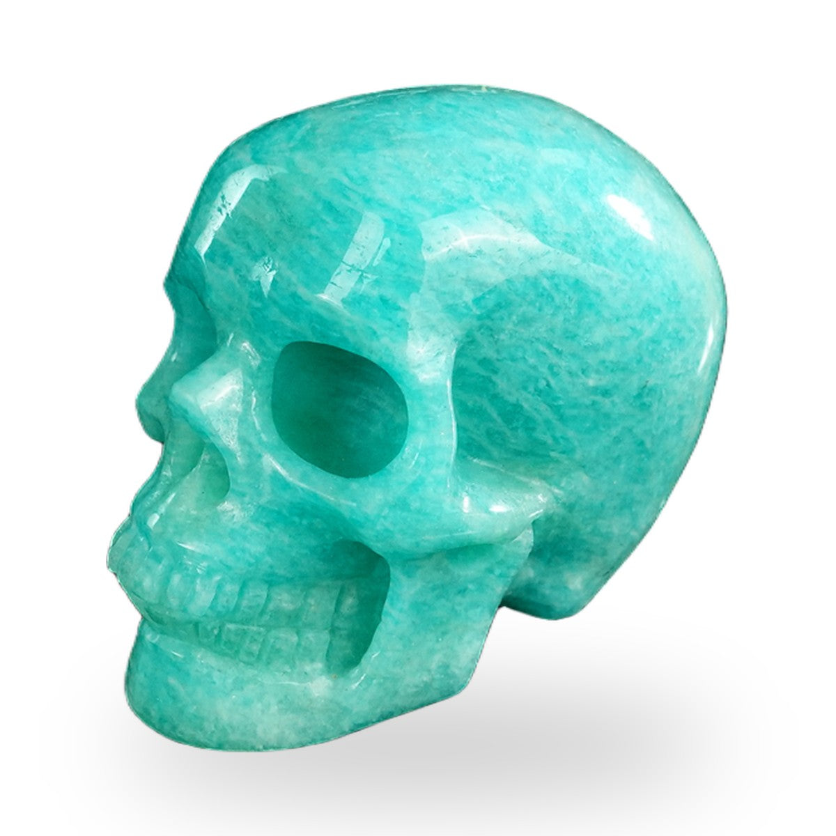 Amazonite crystal skull 2.2" SKH20AA19 photo 7