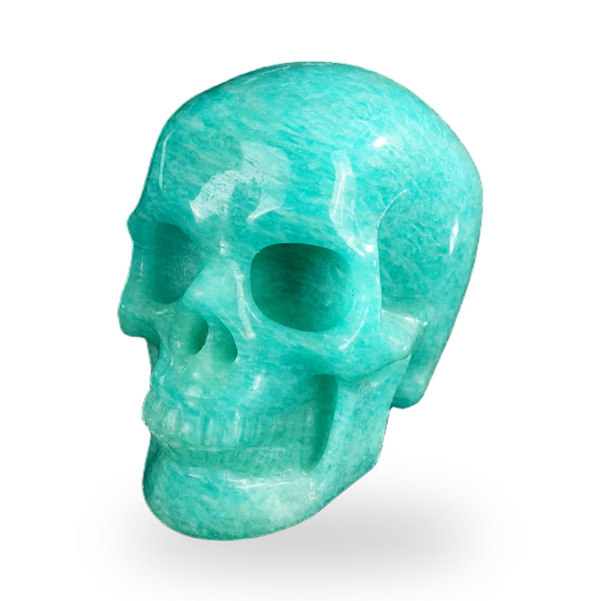 Amazonite crystal skull 2.2" SKH20AA19 photo 8