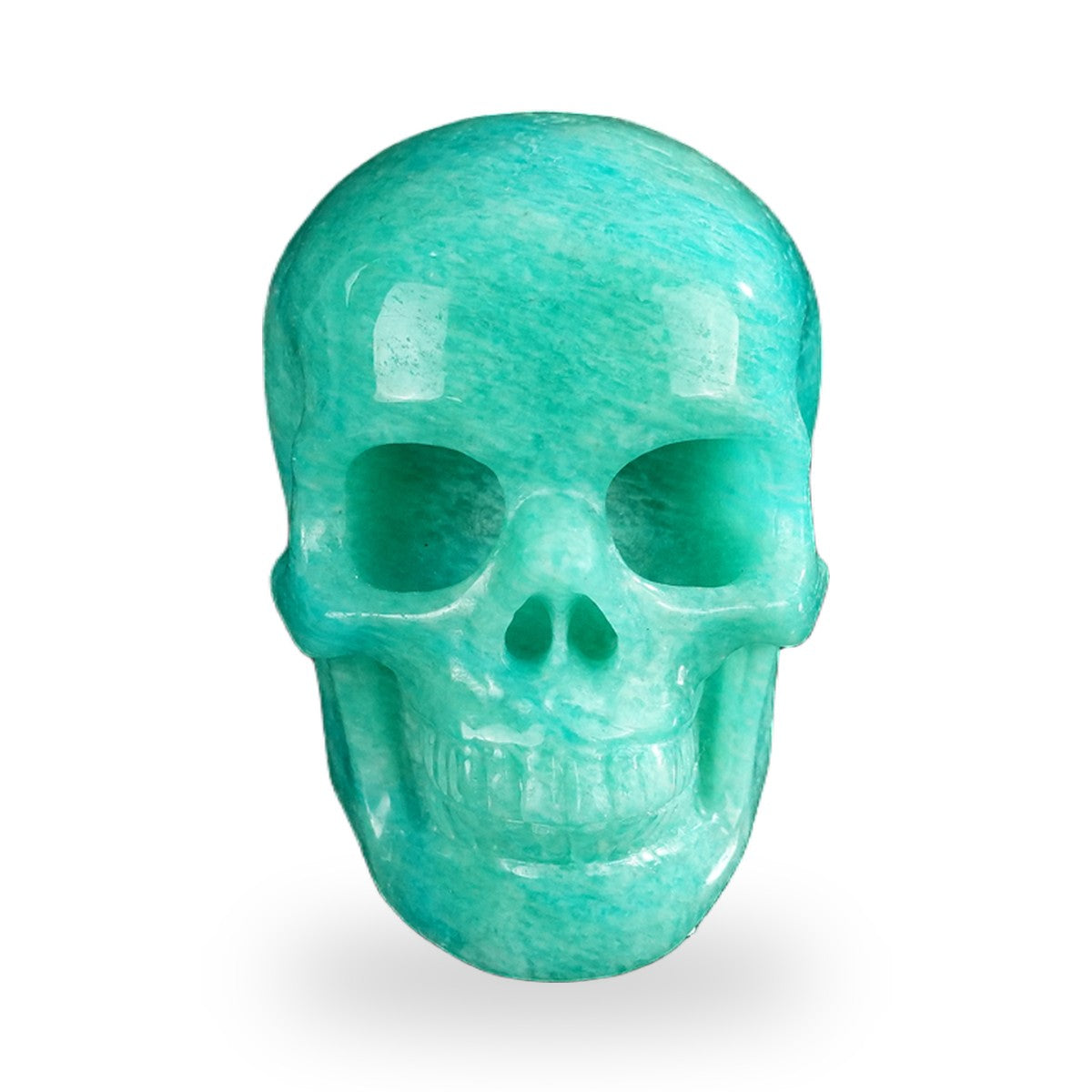 Amazonite crystal skull 2.2" SKH20AA20 photo 1