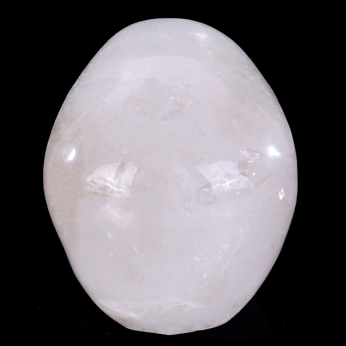 Angolan Quartz crystal skull 2.2" hand carved view 5