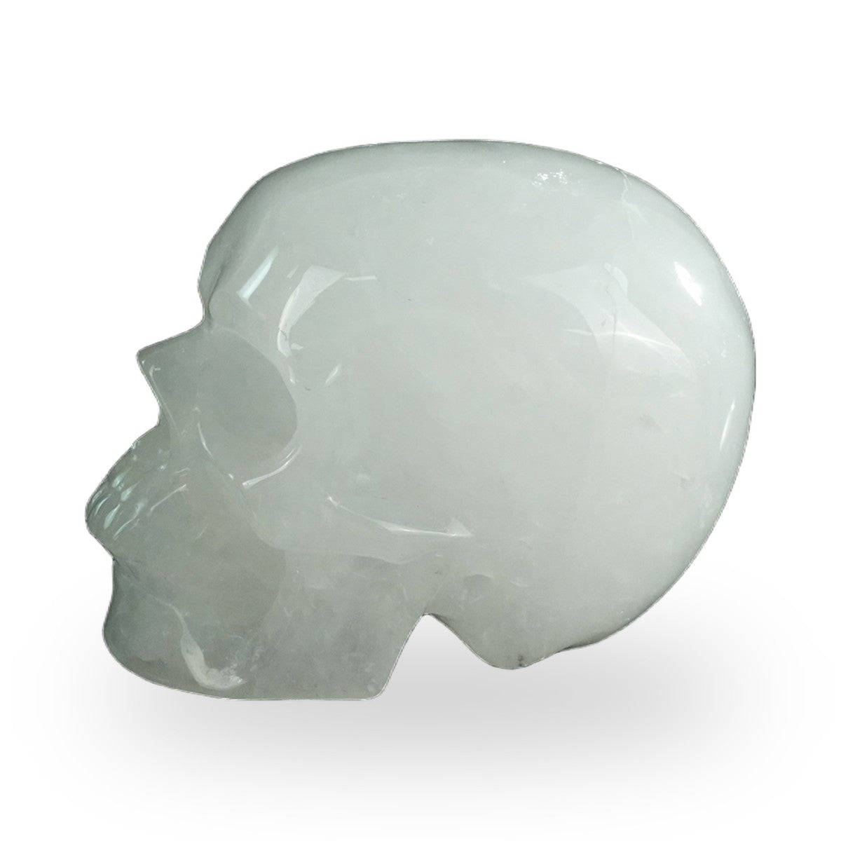 Angolan Quartz crystal skull 4.5" SKH45AQ01 view 5