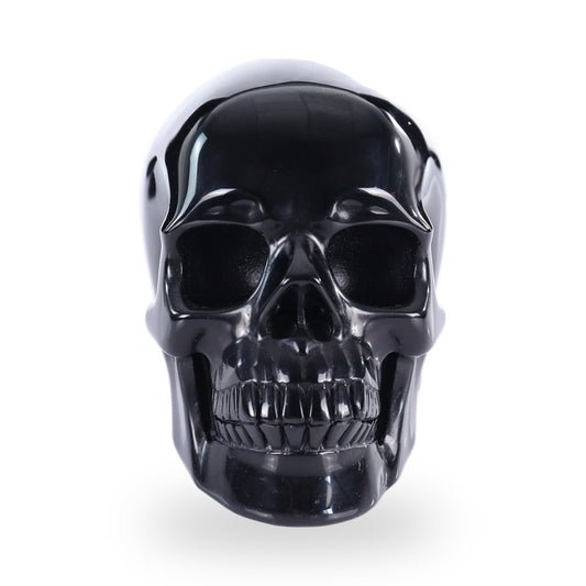 Black Obsidian crystal skull 3.0" SKH30BO01 photo
