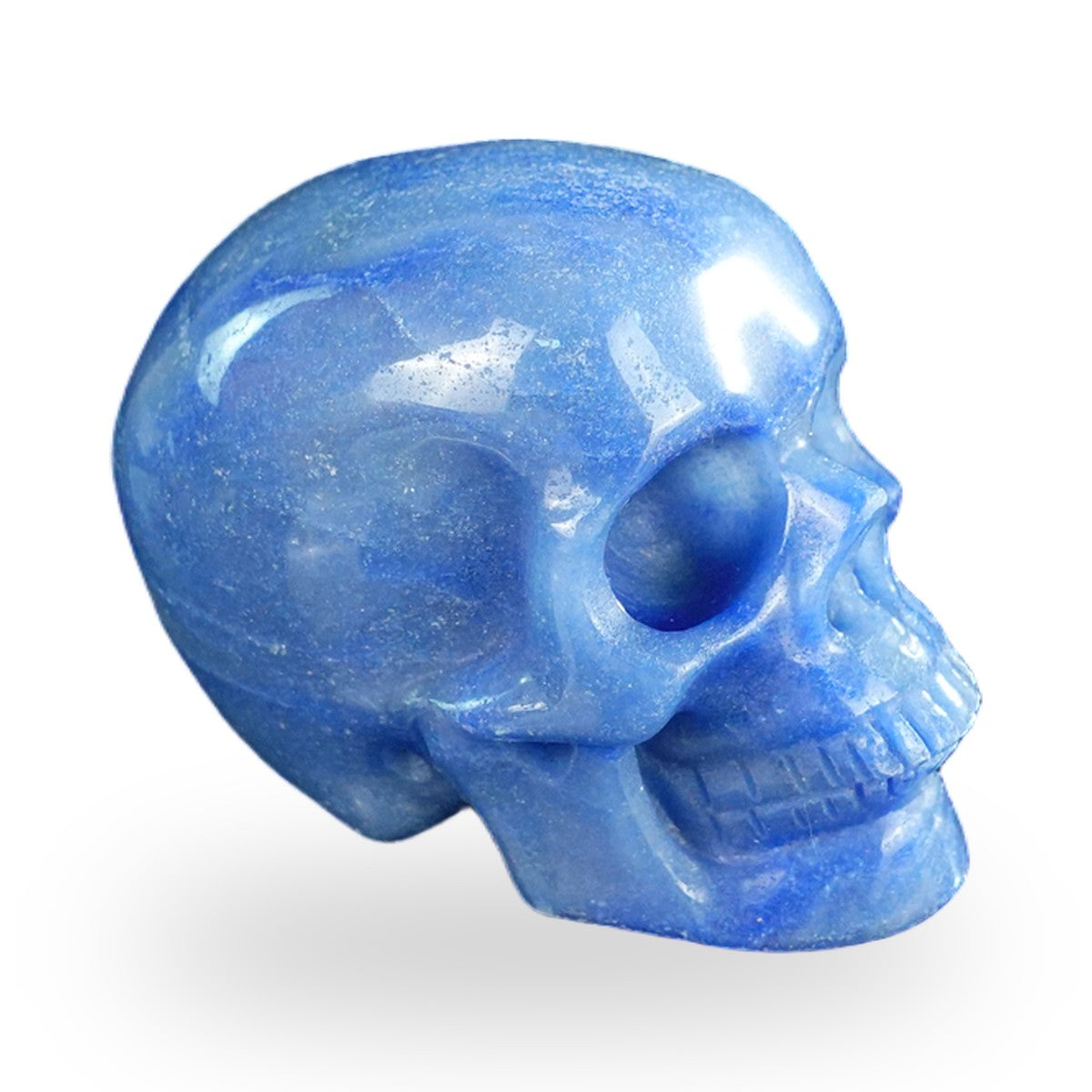 Blue Aventurine crystal skull 2.2" SKH20BA18 photo 3