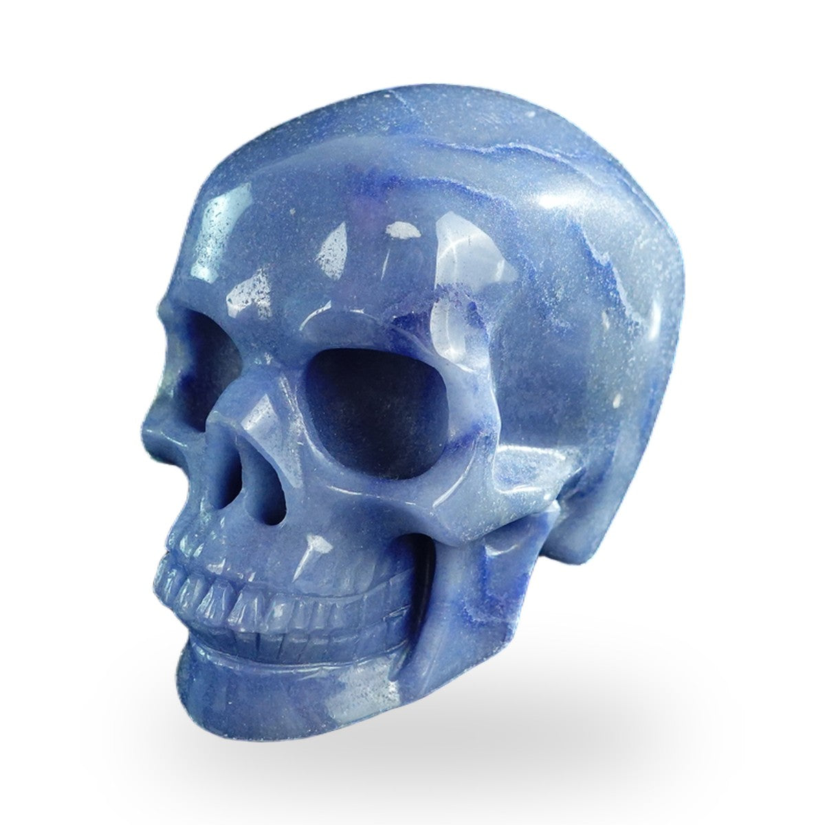 Blue Aventurine crystal skull 3" SKH30BA02 photo 2