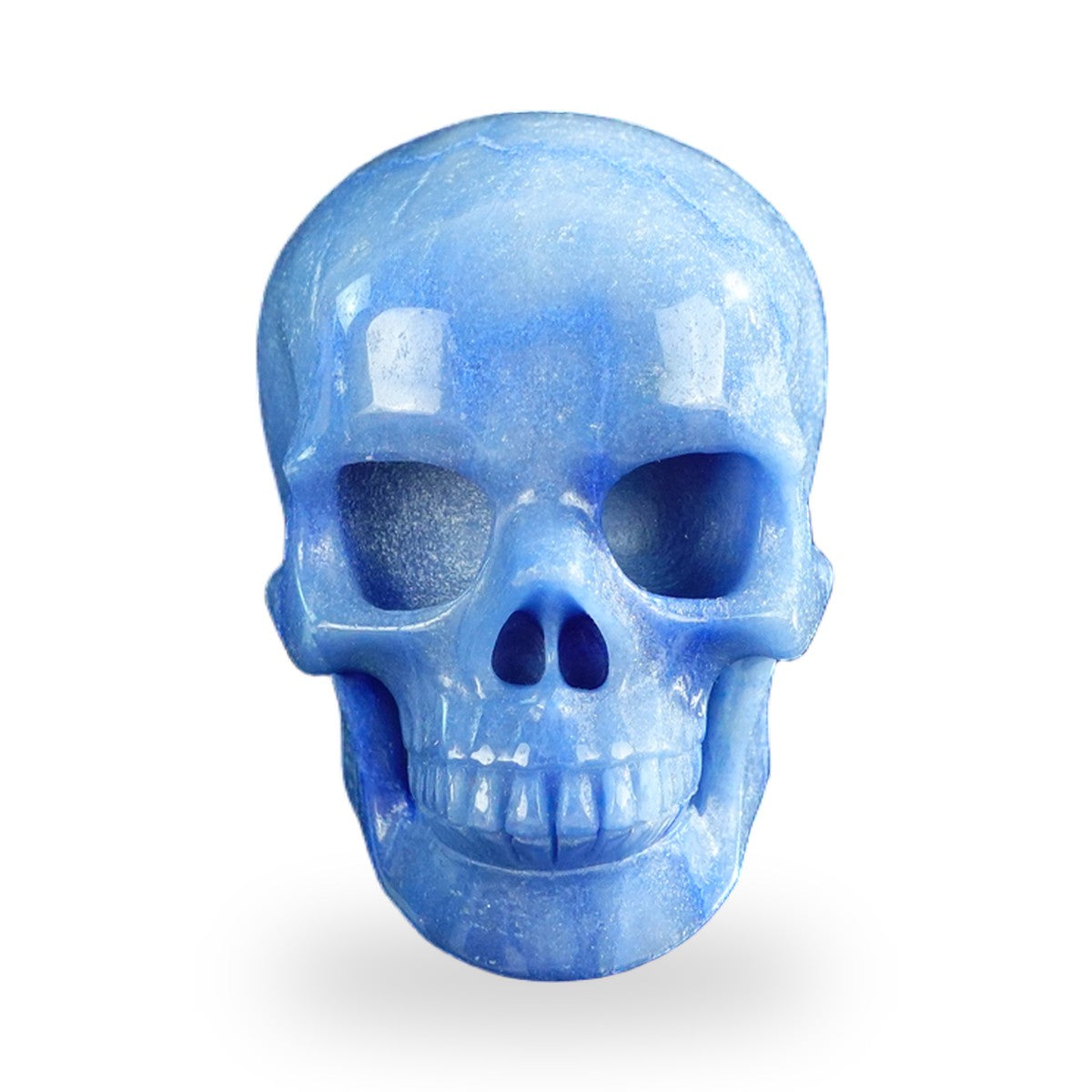 Blue Aventurine crystal skull 3" SKH30BA04 photo 1