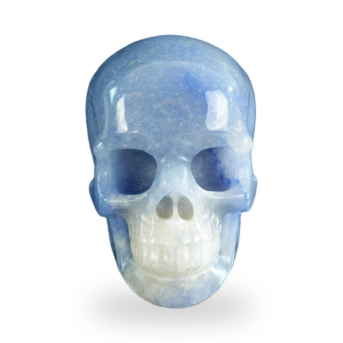 Blue Aventurine crystal skull 3" SKH30BA06 photo 1