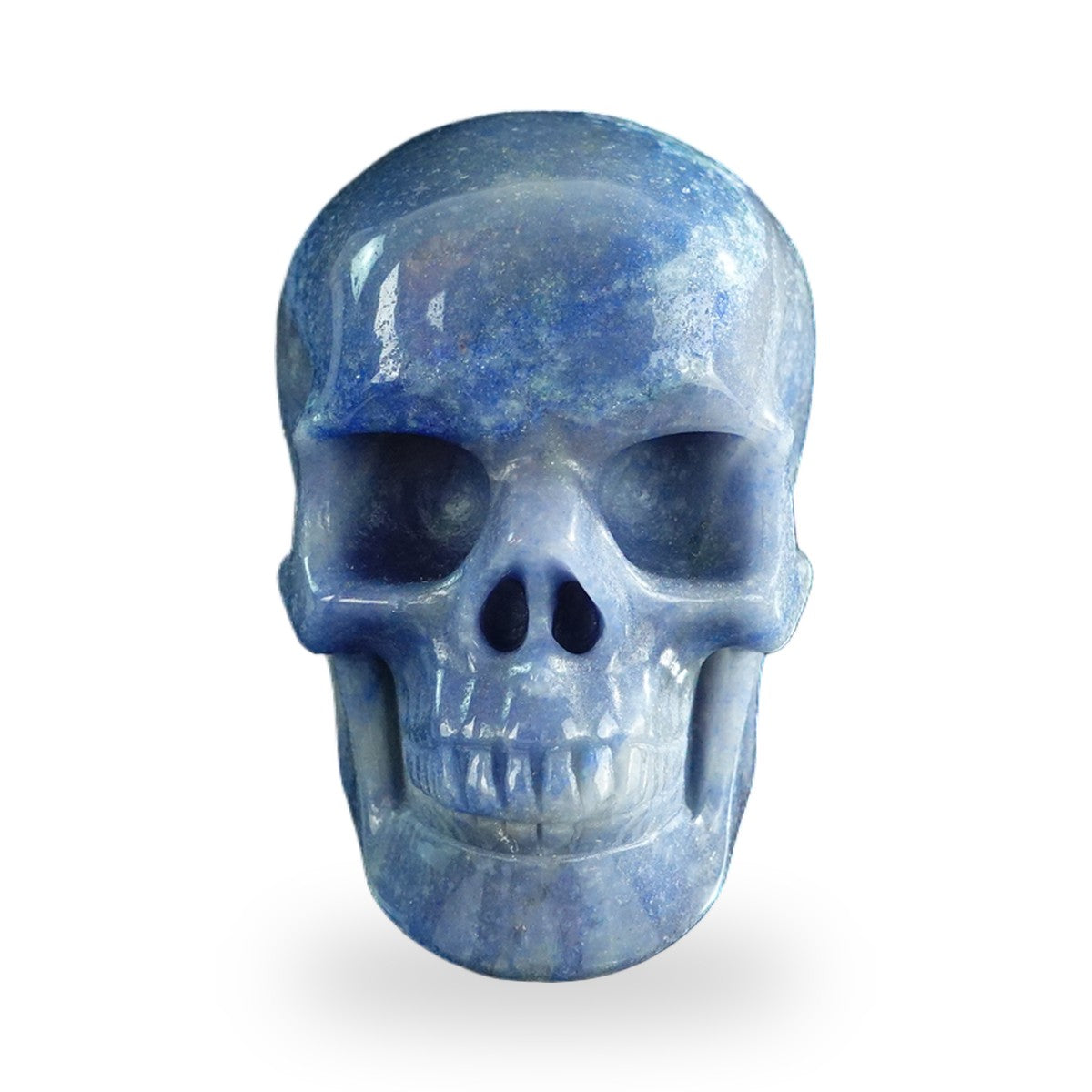 Blue Aventurine crystal skull 3" SKH30BA08 photo 1