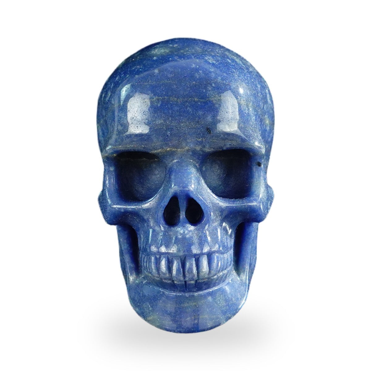 Blue Aventurine crystal skull 3" SKH30BA14 photo 1