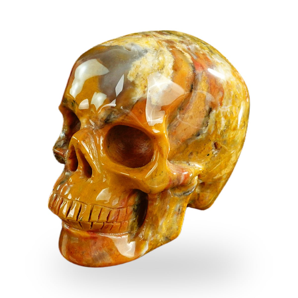 Chalcedony Jasper crystal skull 3" SKH30CJ02 photo 8