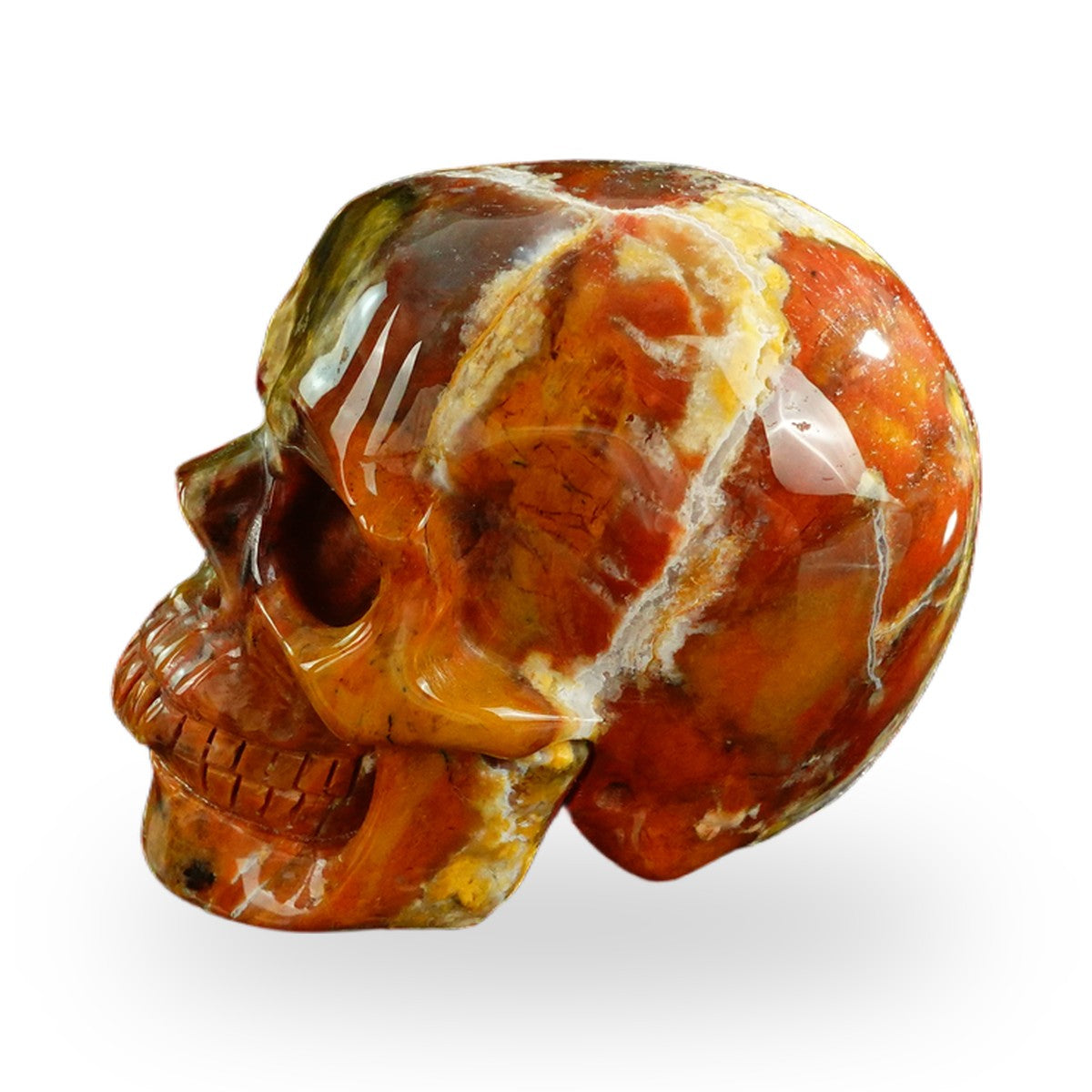 Chalcedony Jasper crystal skull 3" SKH30CJ03 photo 6