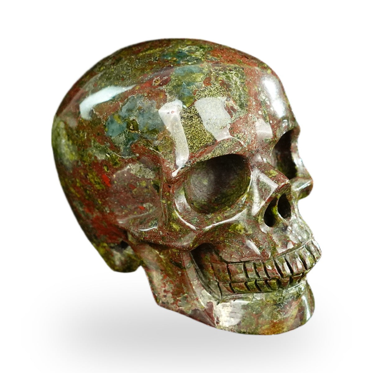 Dragon Blood Jasper crystal skull 2.2" SKH20DB02 photo 3