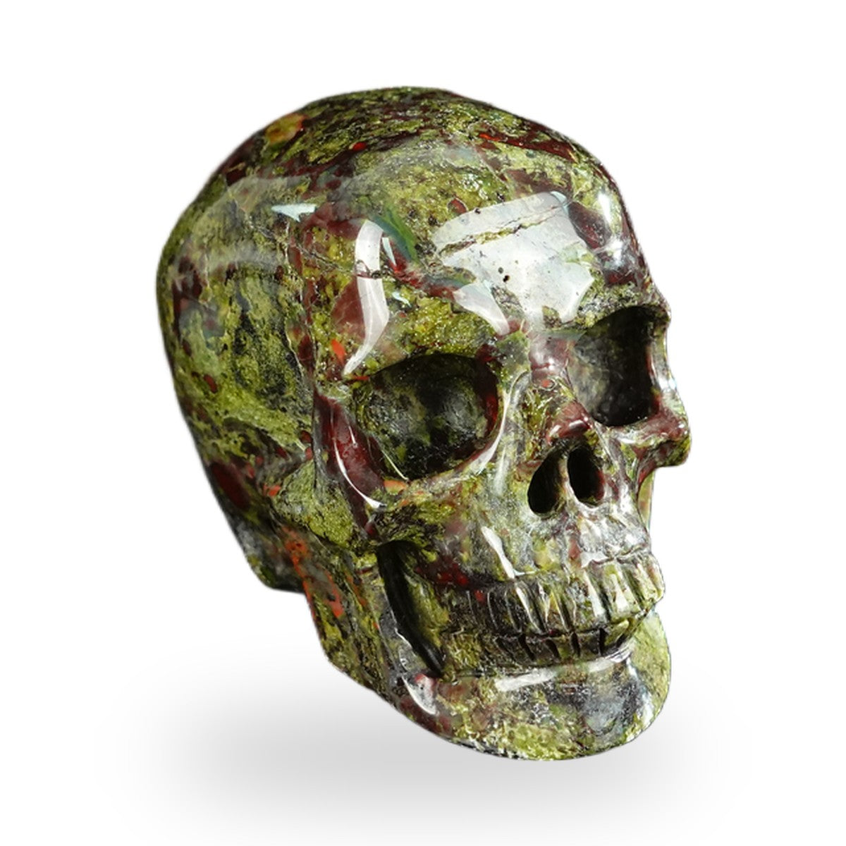 Dragon Blood Jasper crystal skull 2.2" SKH20DB03 photo 2