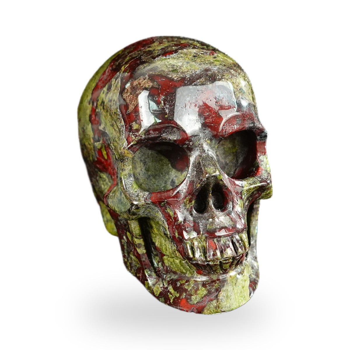 Dragon Blood Jasper crystal skull 2.2" SKH20DB07 photo 2