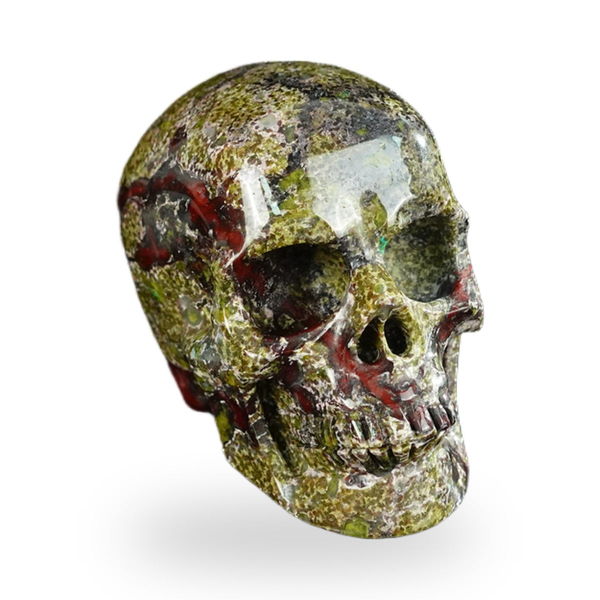 Dragon Blood Jasper crystal skull 2.2" SKH20DB11 photo 2