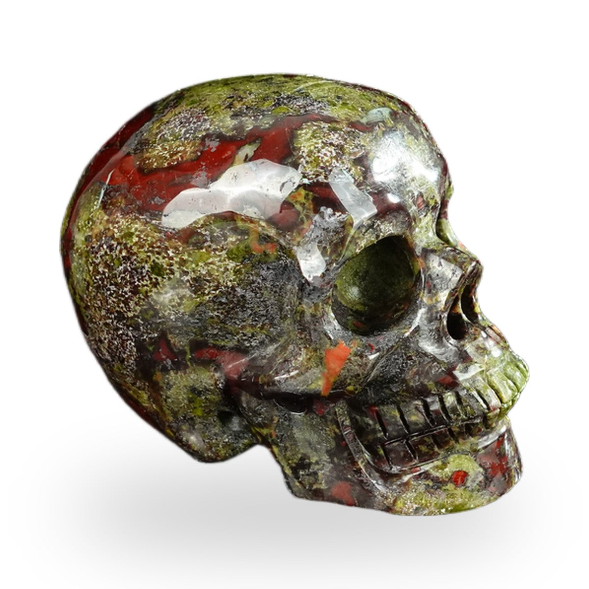 Dragon Blood Jasper crystal skull 2.2" SKH20DB12 photo 5
