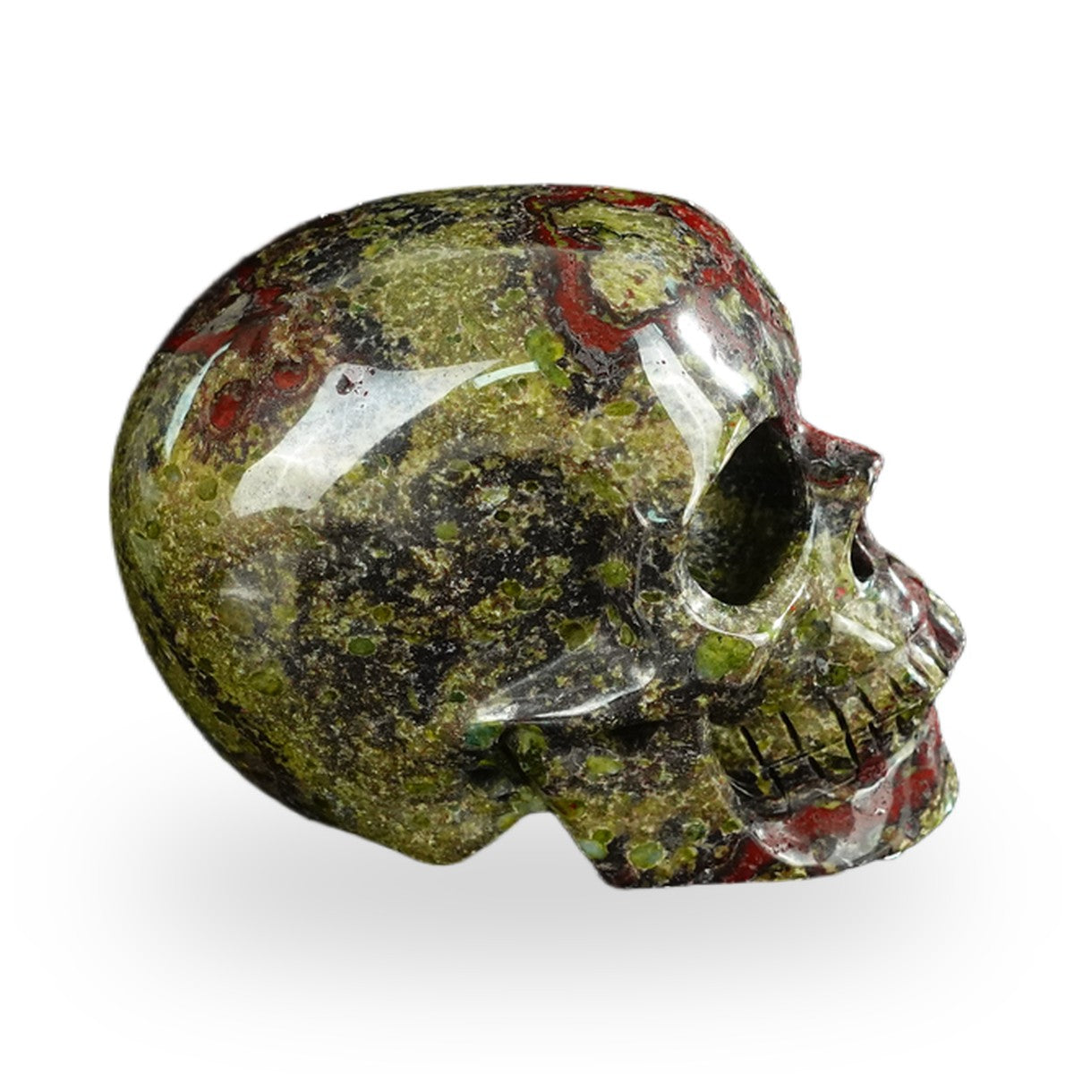 Dragon Blood Jasper crystal skull 2.2" SKH20DB13 photo 5