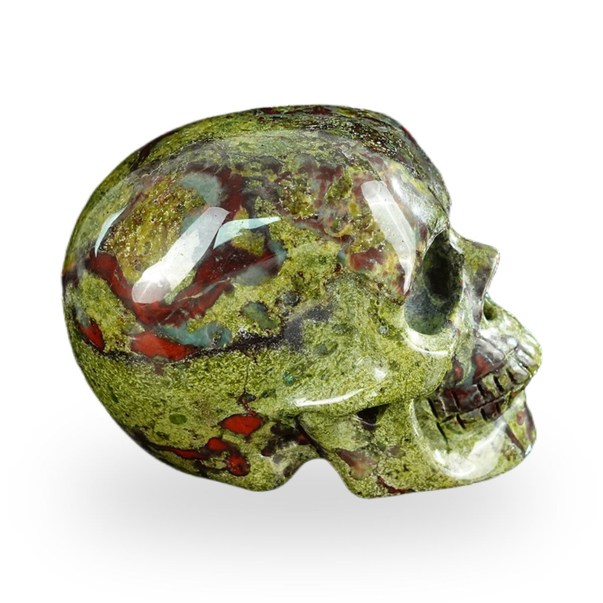 Dragon Blood Jasper crystal skull 2.2" SKH20DB16 photo 4