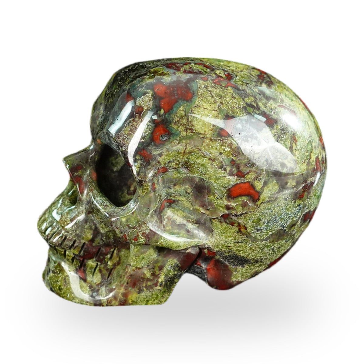 Dragon Blood Jasper crystal skull 2.2" SKH20DB16 photo 5
