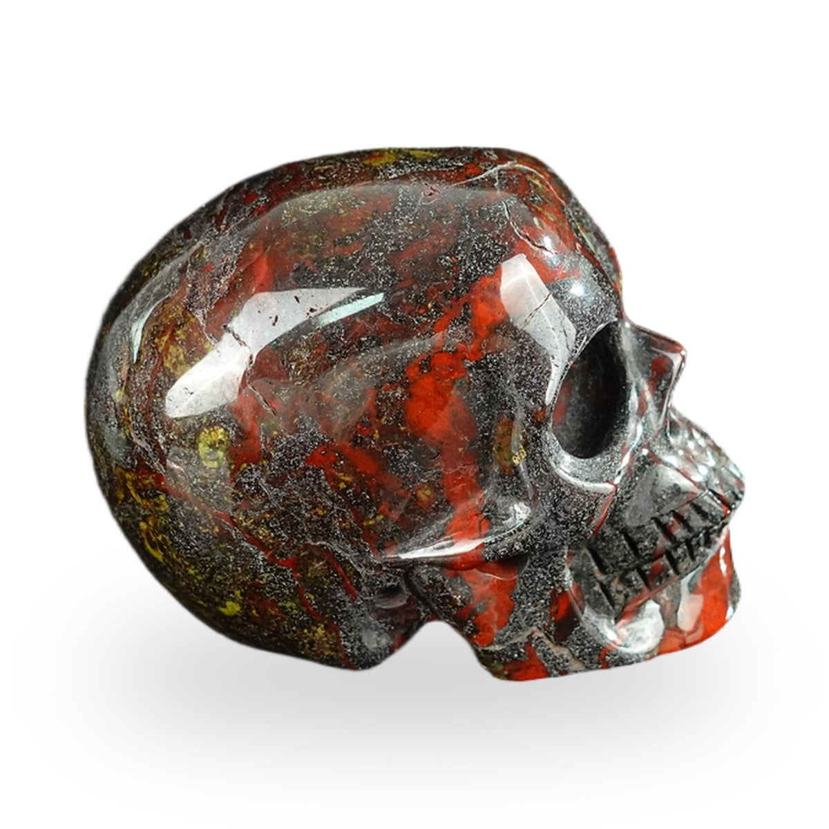 Dragon Blood Jasper crystal skull 2.2" SKH20DB19 photo 5