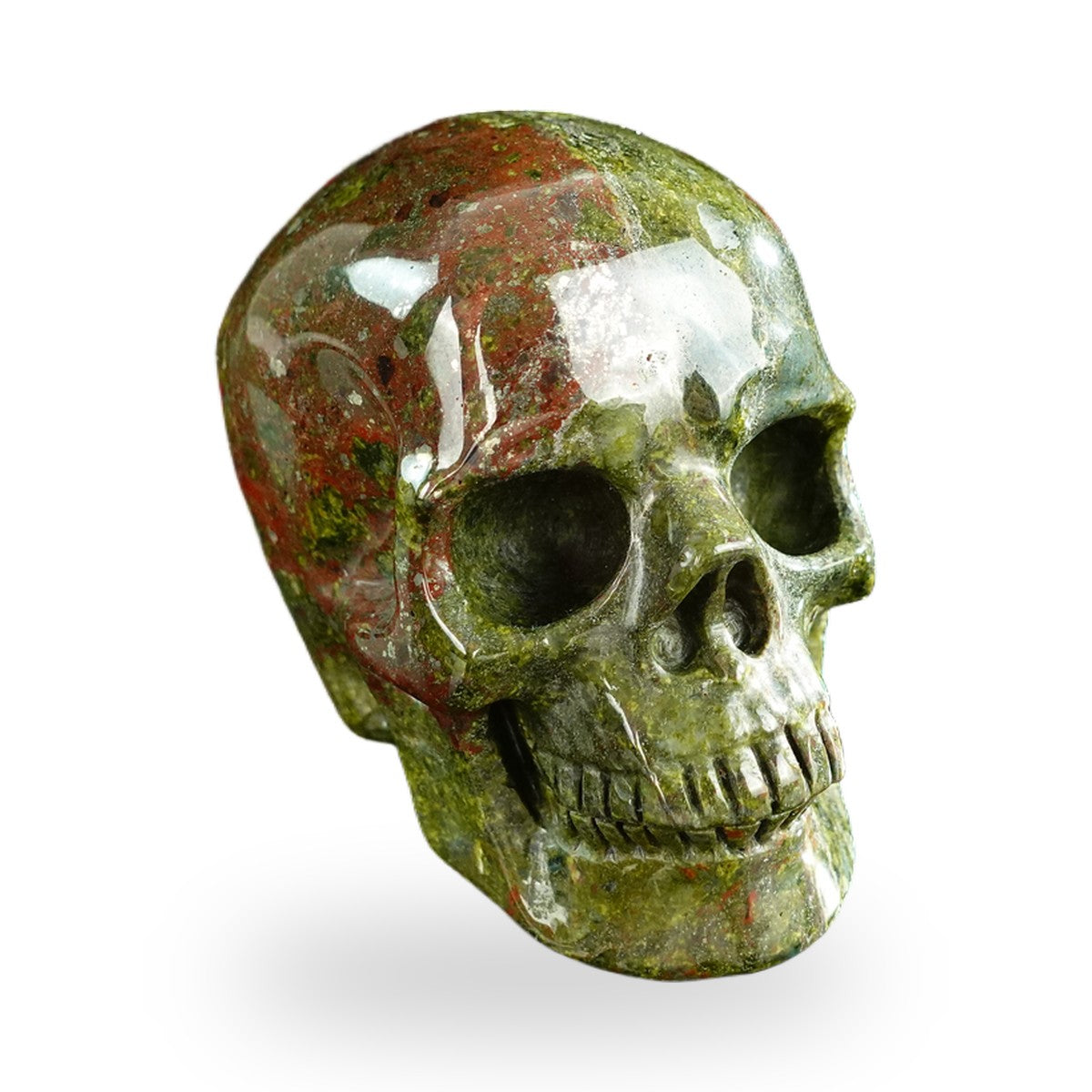 Dragon Blood Jasper crystal skull 3" SKH30DB10 photo 2