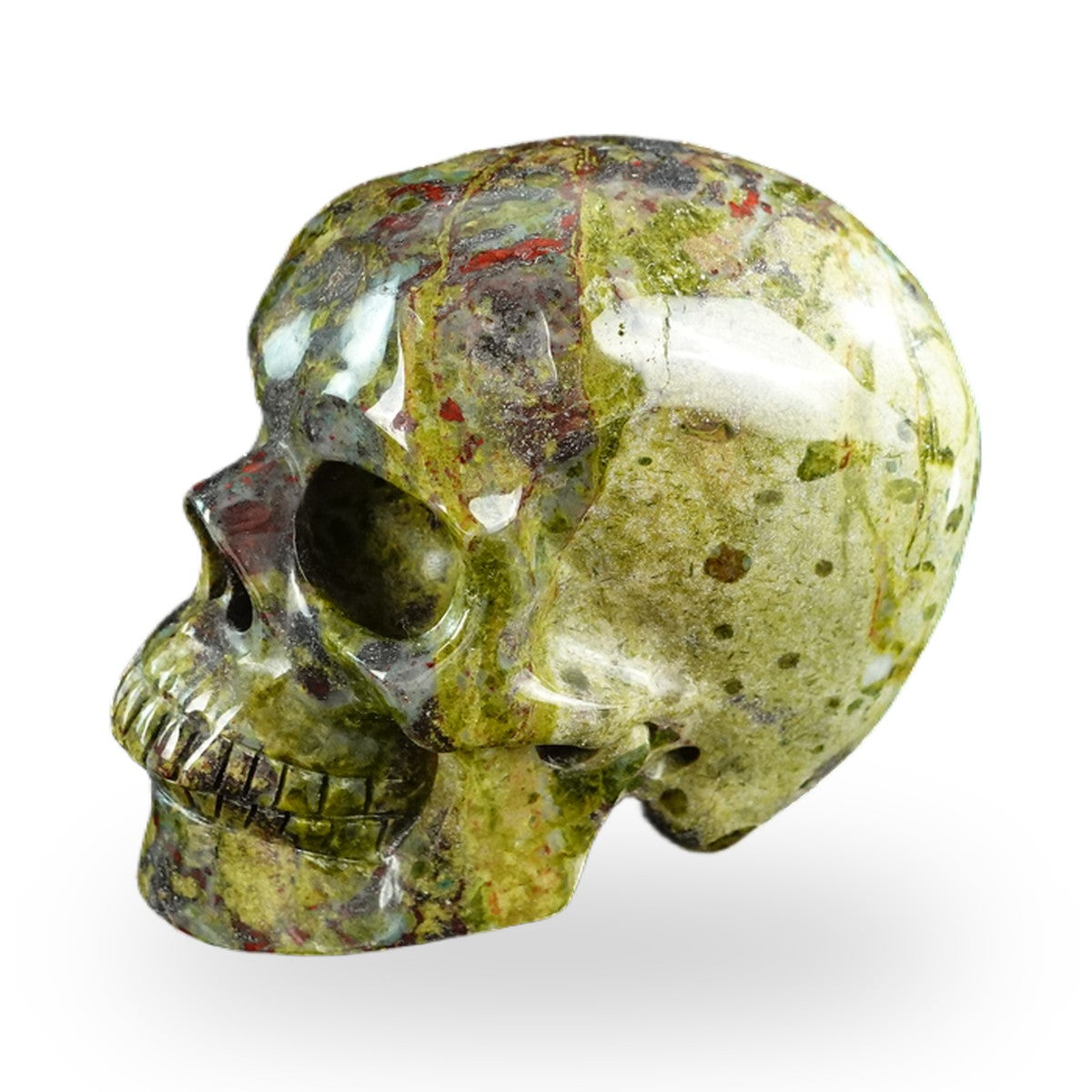 Dragon Blood Jasper crystal skull 3" SKH30DB11 photo 7
