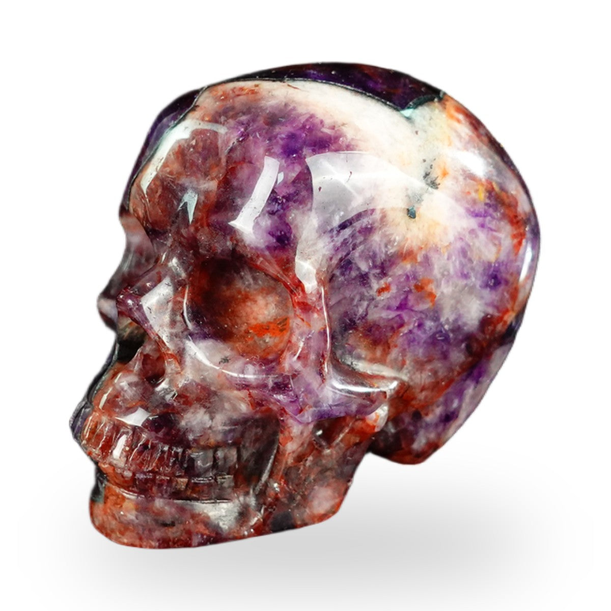 Dream Amethyst crystal skull 2.2" SKH20AM04 photo 7