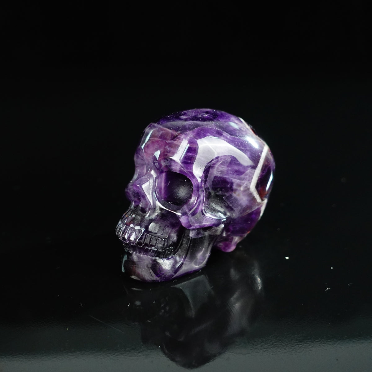 Dream Amethyst crystal skull 2.2" SKH20AM13 photo 7