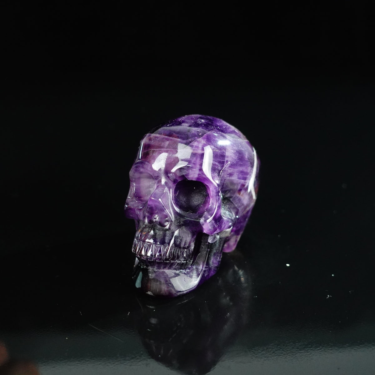 Dream Amethyst crystal skull 2.2" SKH20AM13 photo 8