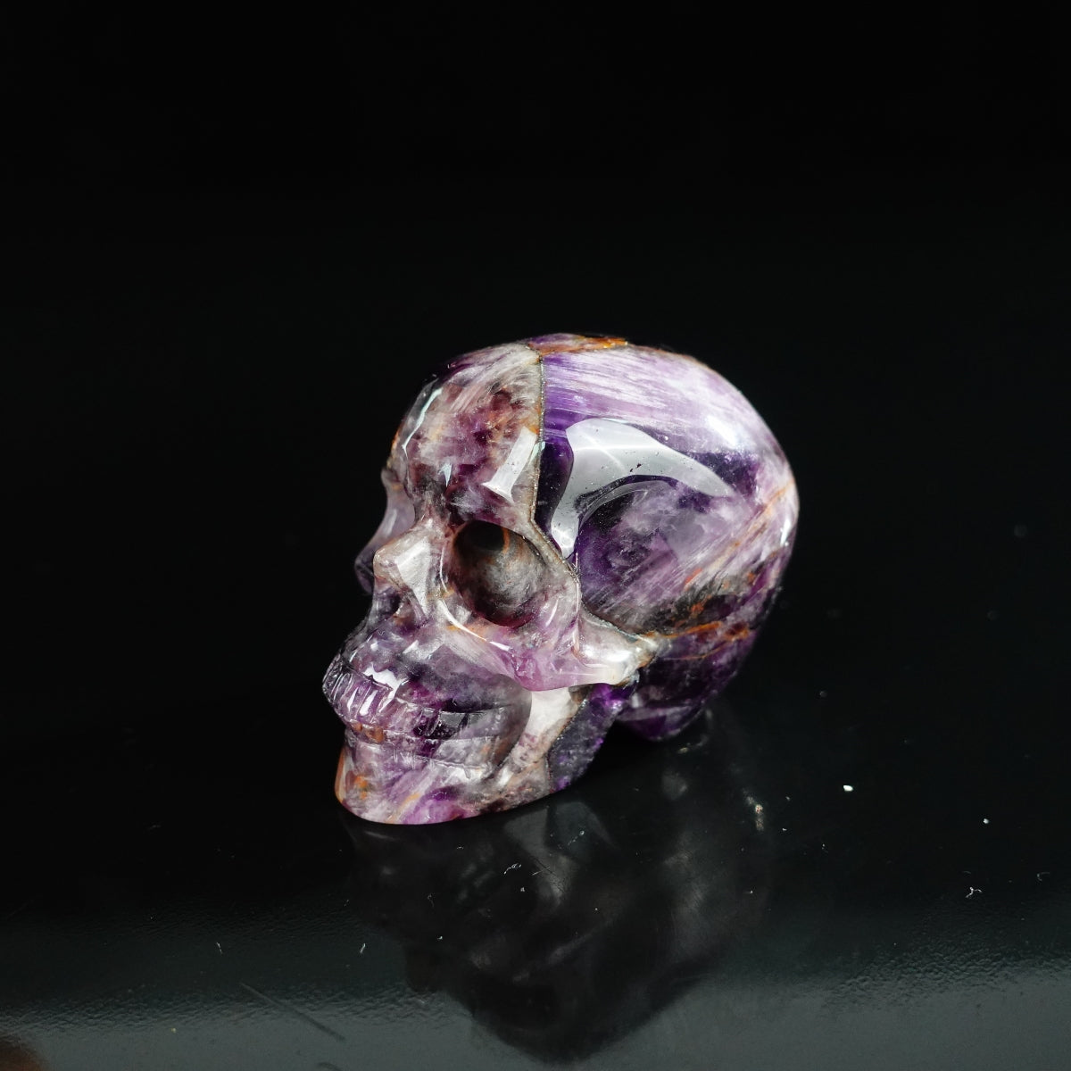 Dream Amethyst crystal skull 2.2" SKH20AM15 photo 7